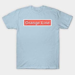 Orange Line T-Shirt